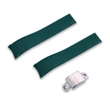 20MM FLEXI-CURVED END SAILCLOTH FKM RUBBER STRAP (CX01)