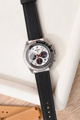 LEATHER STRAP WITH END LINKS FOR SEIKO SPEEDTIMER 41.40MM (LX03-911)