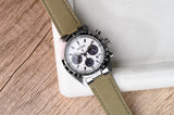 LEATHER STRAP WITH END LINKS FOR SEIKO SPEEDTIMER (LX03-813)