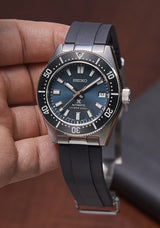 FKM RUBBER STRAP WITH END LINKS FOR SEIKO 1965 HERITAGE DIVER 40.50MM (MX03-143)