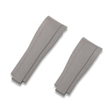 CURVED END RUBBER STRAP FOR ROLEX SUBMARINER REF.14060, 14060M & 114060 (RS01 DEPLOYANT STYLE)