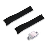 20MM FLEXI-CURVED END SAILCLOTH FKM RUBBER STRAP (CX01)