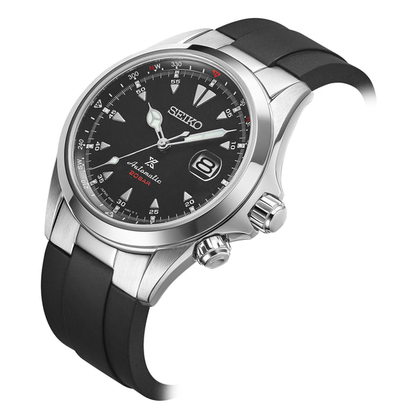 FKM RUBBER STRAP WITH END LINKS FOR SEIKO ALPINIST (MX03-117)