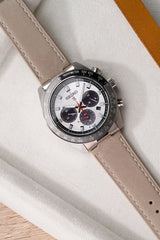 LEATHER STRAP WITH END LINKS FOR SEIKO SPEEDTIMER 41.40MM (LX03-911)