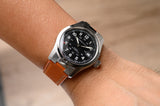 LEATHER STRAP WITH END LINKS FOR HAMILTON KHAKI FIELD (LX03-733)