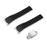 FKM RUBBER STRAP WITH END LINKS FOR SEIKO 5 SPORTS / GMT (MX01-SSK)