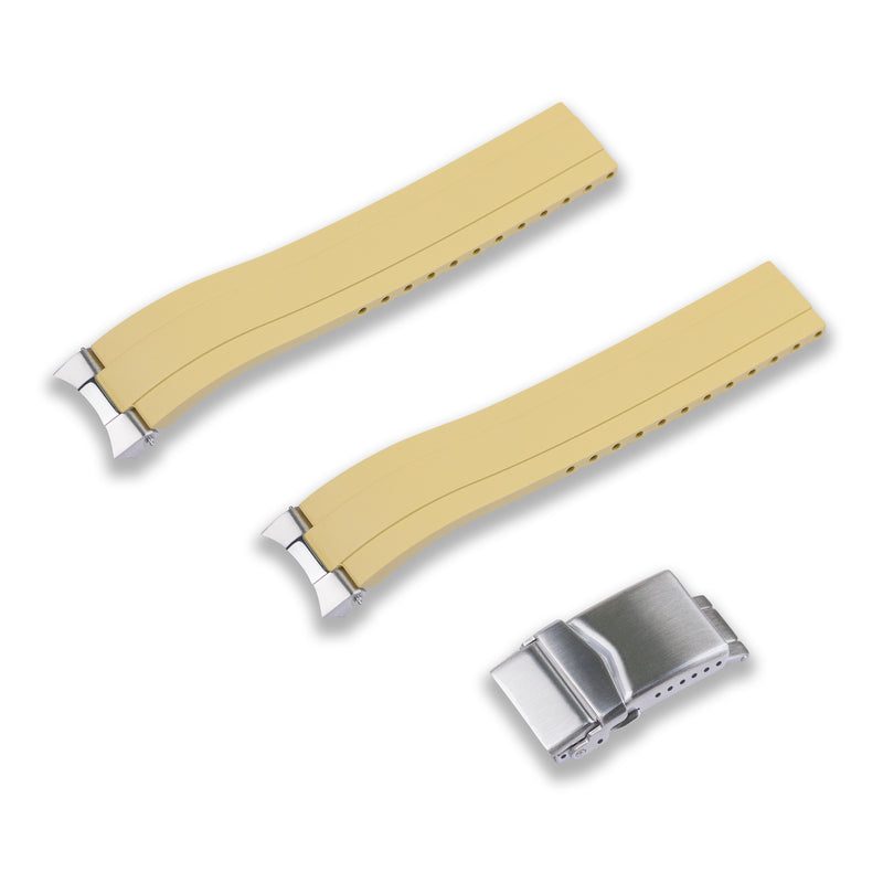 FKM RUBBER STRAP WITH END LINKS FOR SEIKO ALPINIST (MX03-117)