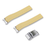 FKM RUBBER STRAP WITH END LINKS FOR HAMILTON KHAKI FIELD (MX03-733)