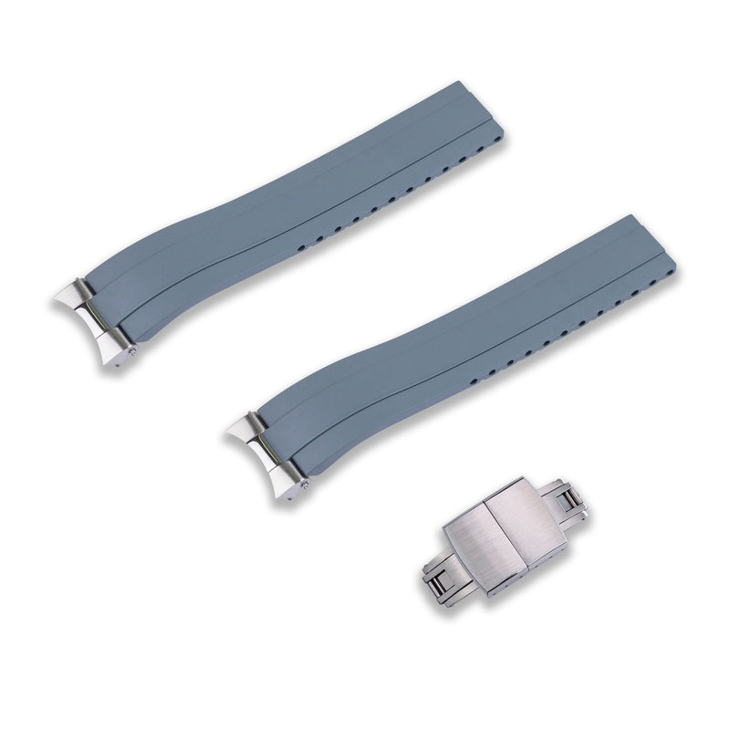 FKM RUBBER STRAP WITH END LINKS FOR SEIKO ALPINIST (MX03-117)